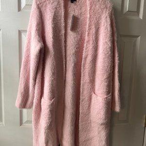 Pink Eyelash Cardigan—NEW